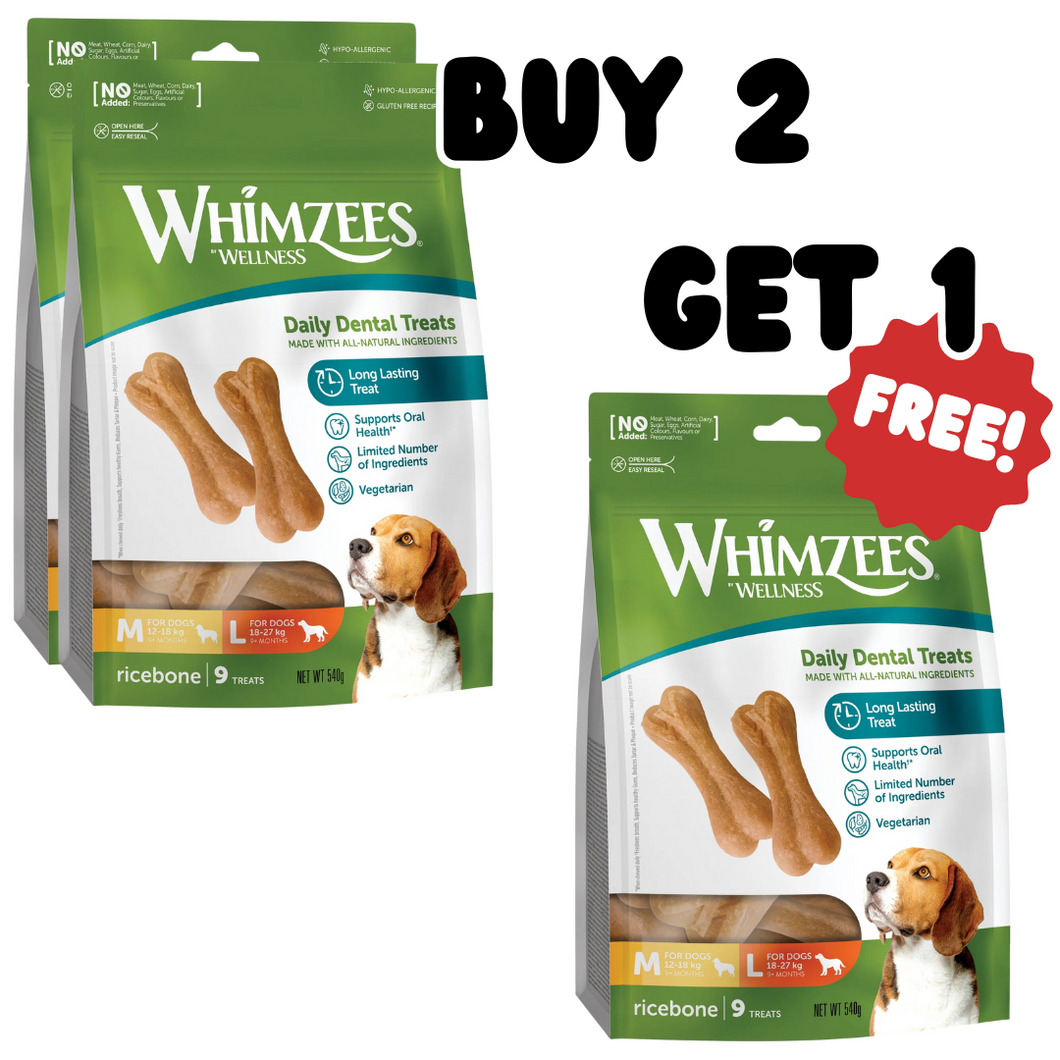 BUY 2 x RICE BONE 9pc /Value Bag + GET 1 x FREE RICE BONE 9pc /Value Bag