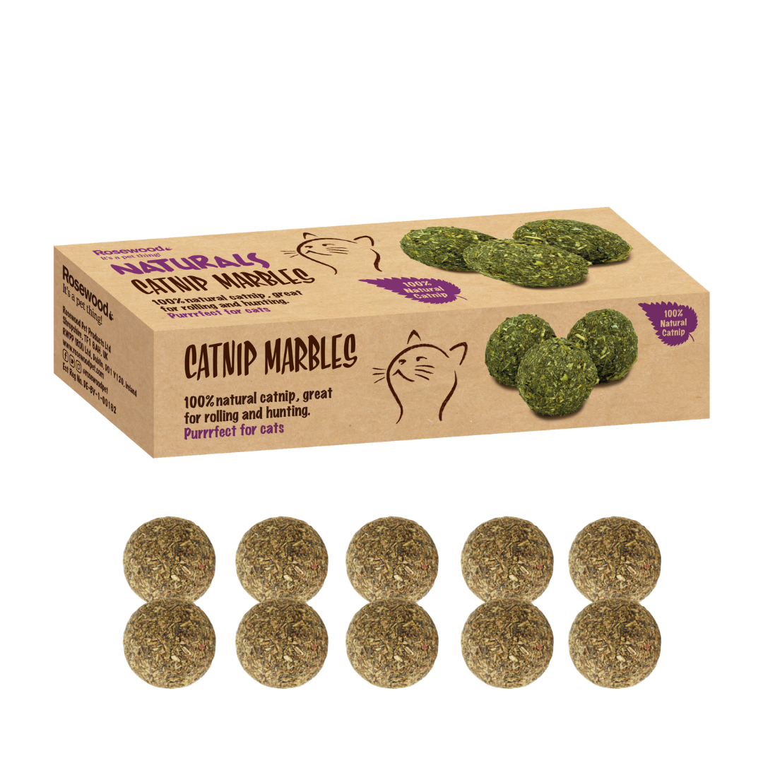 Naturals Mini Catnip Marble Balls – McMac Pet SA