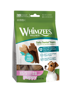 Whimzees X-Small/Small Puppy Value Bag (28pc)