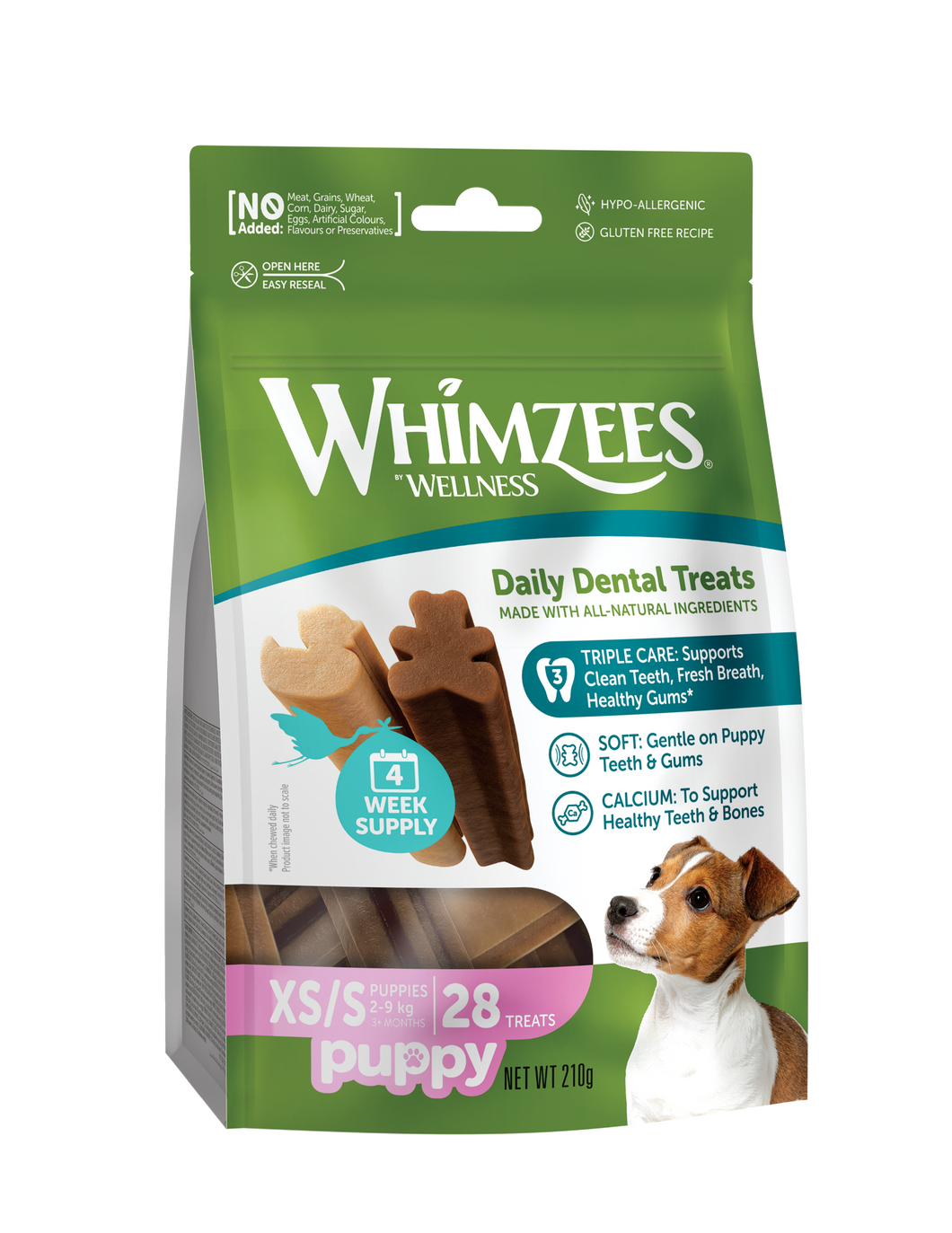 Whimzees X-Small/Small Puppy Value Bag (28pc)