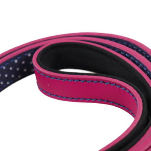 Rosewood Joules Pink Leather Dog Lead